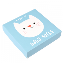 Load image into Gallery viewer, Baby Socks 4 Pairs | Kitten