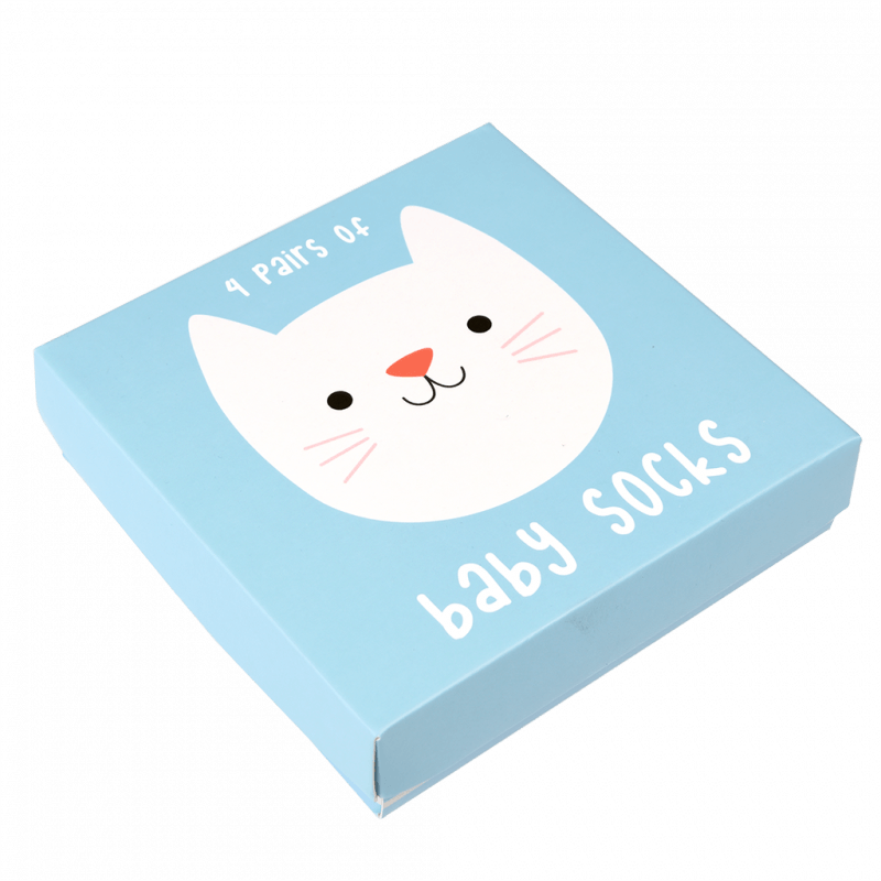 Baby Socks 4 Pairs | Kitten