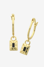 Load image into Gallery viewer, Ambrosia Gold Jet Earring