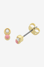 Load image into Gallery viewer, Heather Gold Pink Earring