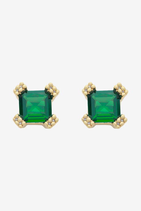 Julianna Gold Green Stud