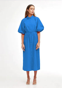 Zoya Shirt Dress | Cobalt