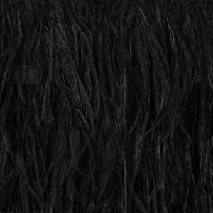 ESTELLE Feather Clutch | Black