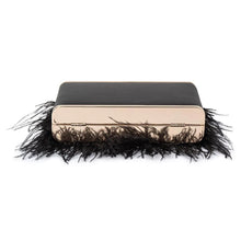 Load image into Gallery viewer, ESTELLE Feather Clutch | Black