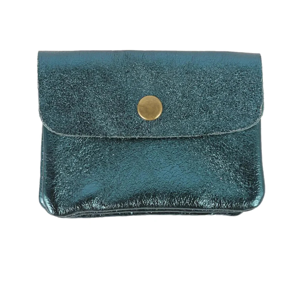 Coin Purse | Metallic Emerald