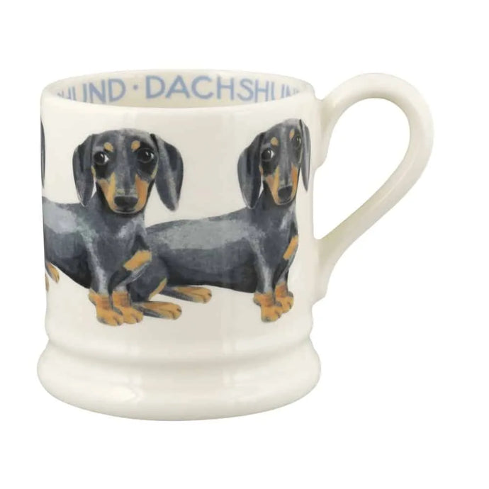 Dogs Black & Tan Dachshund 1/2 Pint Mug