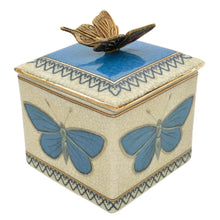 Load image into Gallery viewer, Entomologie Trinket Box | Mariposa Sapphire