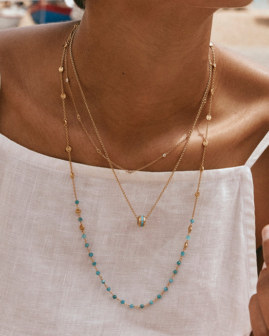 Blue Grotto Antique Necklace