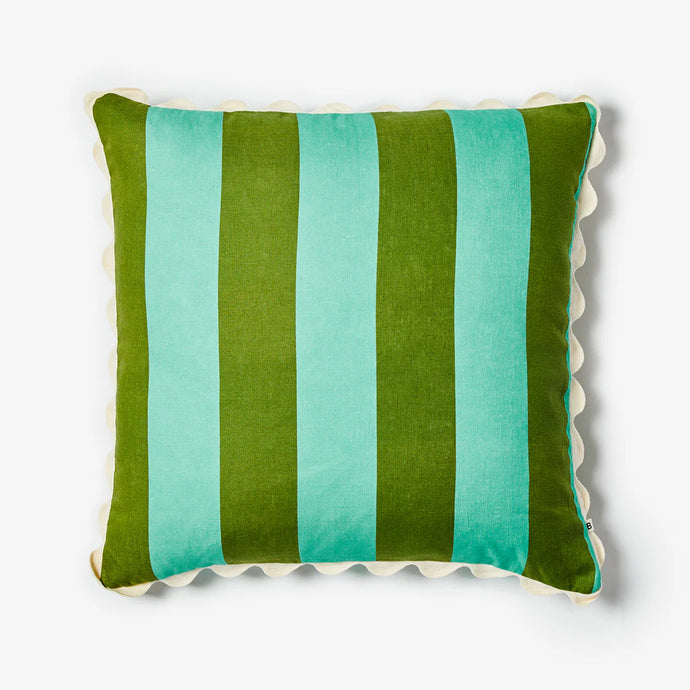 Big Stripe Mint Cushion | 60cm