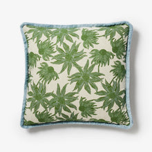 Load image into Gallery viewer, Flannel Flower Khaki 60cm cushion