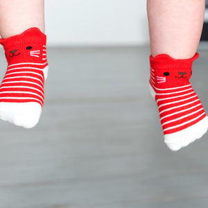 Baby Socks 4 Pairs | Kitten