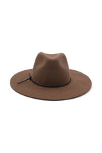 Load image into Gallery viewer, Kaiya Soft Wool Felt Fedora | Brown