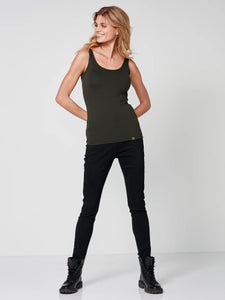 Fox Top | Dark Bottle Green