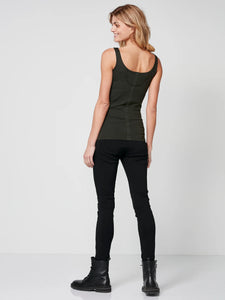Fox Top | Dark Bottle Green