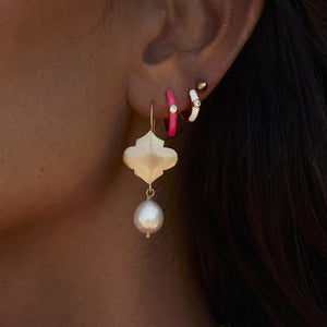 Moroccan Pearl Drops - Gold