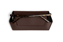 Load image into Gallery viewer, Leather Glasses Case | Chocolate
