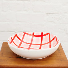 Load image into Gallery viewer, Pink Red Salad Bowl