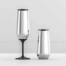 Load image into Gallery viewer, Huski Champagne Flute | Brushed Stainless