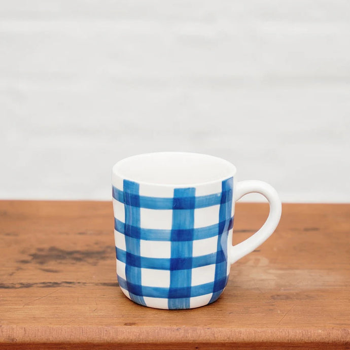 Mug | classic blue gingham