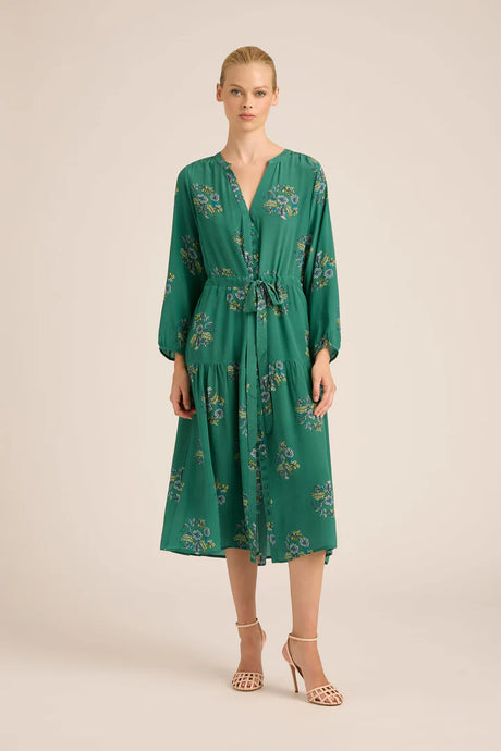 DAISY BOO FALL CUPRO MIDI DRESS