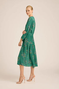 DAISY BOO FALL CUPRO MIDI DRESS