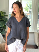 Load image into Gallery viewer, Ellie V Neck | Charcoal