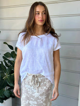 Load image into Gallery viewer, Ellie Round Neck Top | White