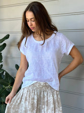 Load image into Gallery viewer, Ellie Round Neck Top | White