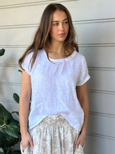 Load image into Gallery viewer, Ellie Round Neck Top | White