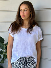 Load image into Gallery viewer, Ellie Round Neck Top | White
