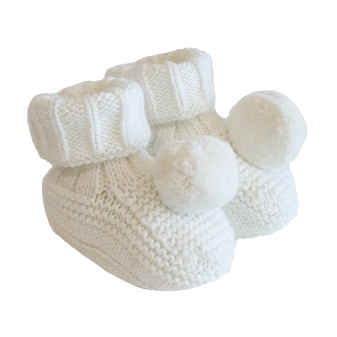 Pom Pom Baby Socks | Ivory