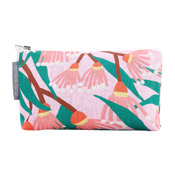 Small Cosmetic Bag | Linen | Blossom Branches