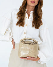 Load image into Gallery viewer, Linton Crossbody | Light Gold Crinkle