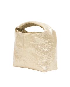Linton Crossbody | Light Gold Crinkle