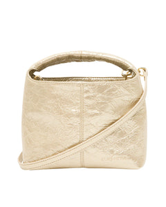 Linton Crossbody | Light Gold Crinkle