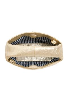 Linton Crossbody | Light Gold Crinkle