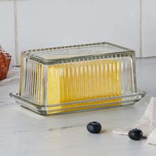 Load image into Gallery viewer, Glass Butter Dish