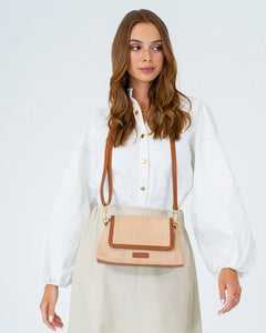 Lugano Crossbody | Tan Weave