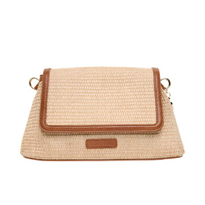 Lugano Crossbody | Tan Weave