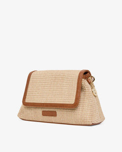 Lugano Crossbody | Tan Weave