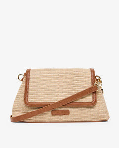 Lugano Crossbody | Tan Weave