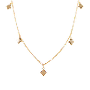 Clover Charm Necklace | Gold