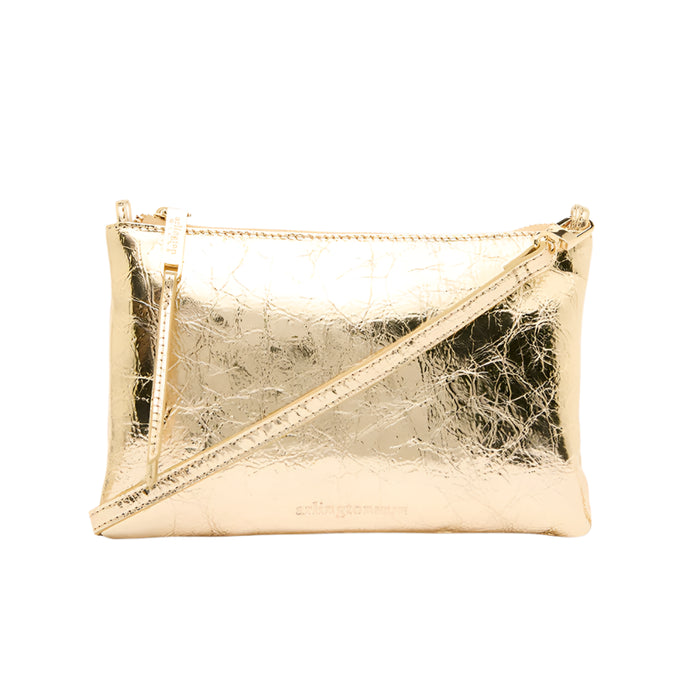 Molly Crossbody | Gold Crinkle