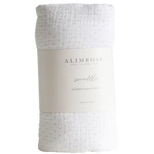 Muslin Swaddle | Grey Spot