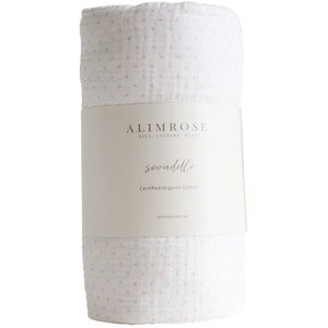 Muslin Swaddle | Pink Spot