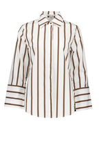 Load image into Gallery viewer, Mark Shirt | Choc Stripe