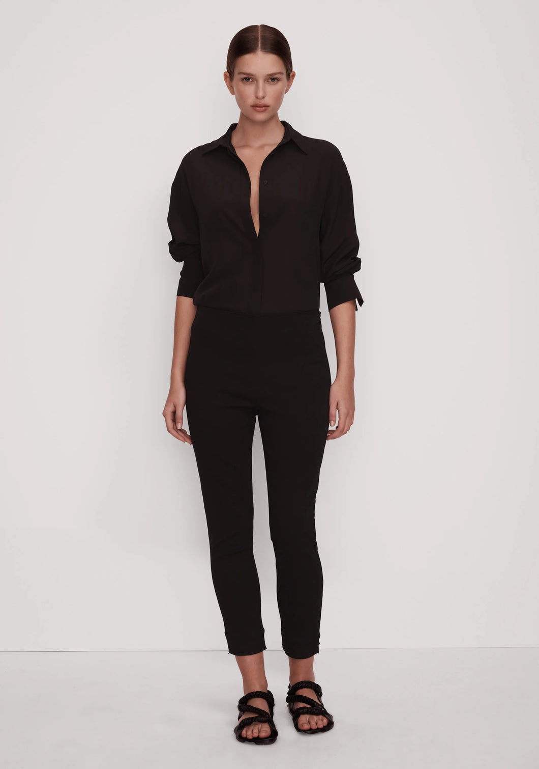 Blake Silk Shirt | Black