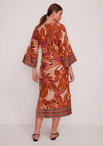 Etoile Linen Midi Dress | Print