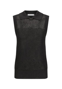 Emme Knit Vest | Black