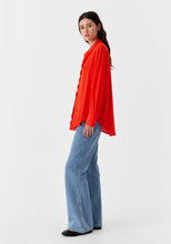 Load image into Gallery viewer, Hazel Silk Shirt | Flame